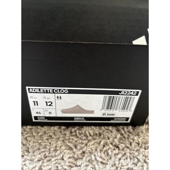 Adidas Adilette Clogs Unisex Slippers Sport Casual Gym Slide NWT JI2242 Mens 11 - Picture 2 of 7